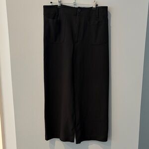 Colette Maeve Black Wide Leg Ponte Pants